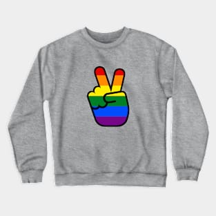 Peace Love Rainbow Crewneck Sweatshirt